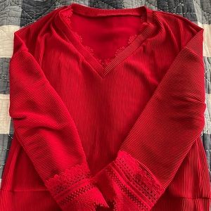 SHEIN size S red top